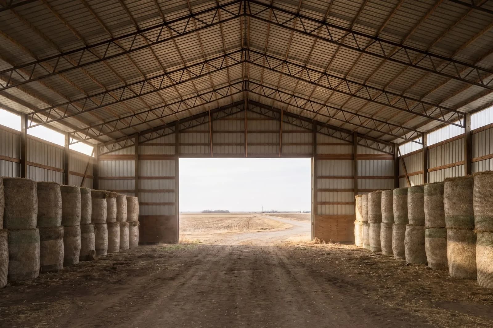How Big Should a Hay Barn Be? Sizing for Round and Square Bales